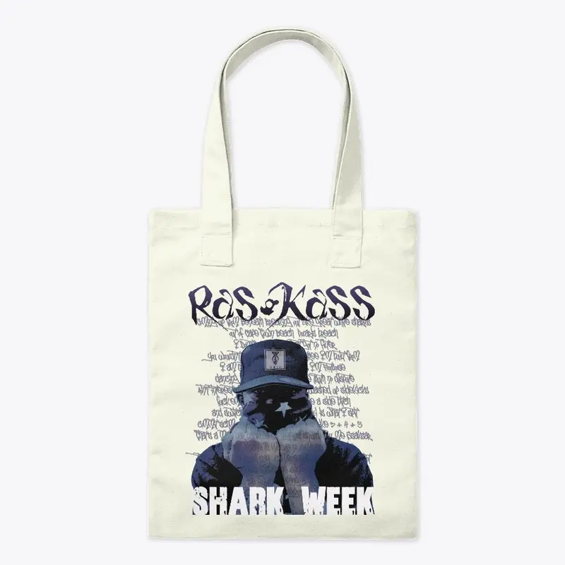 Ras Kas Official -Shark Week Lyrics Tee