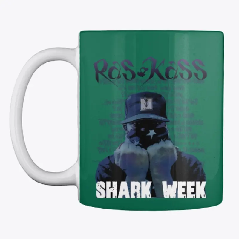 Ras Kas Official -Shark Week Lyrics Tee